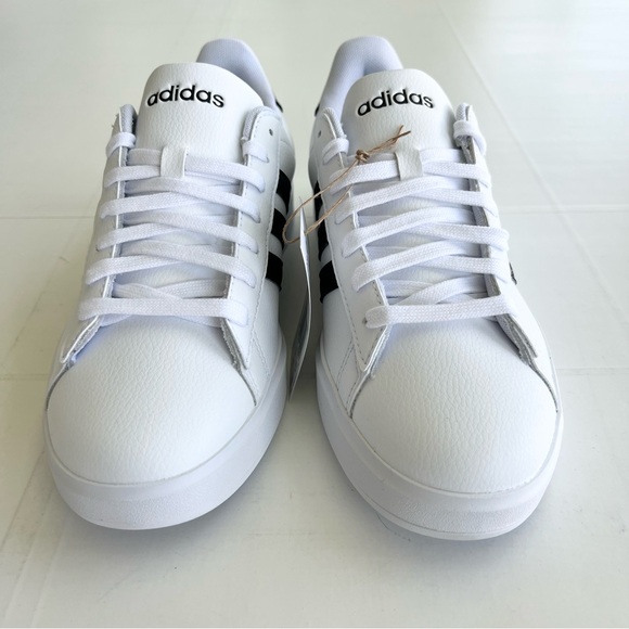 New ADIDAS Grand Court 2.0 Sneaker Shoes Women’s SIZE 7.5 White/Black - Picture 3 of 10